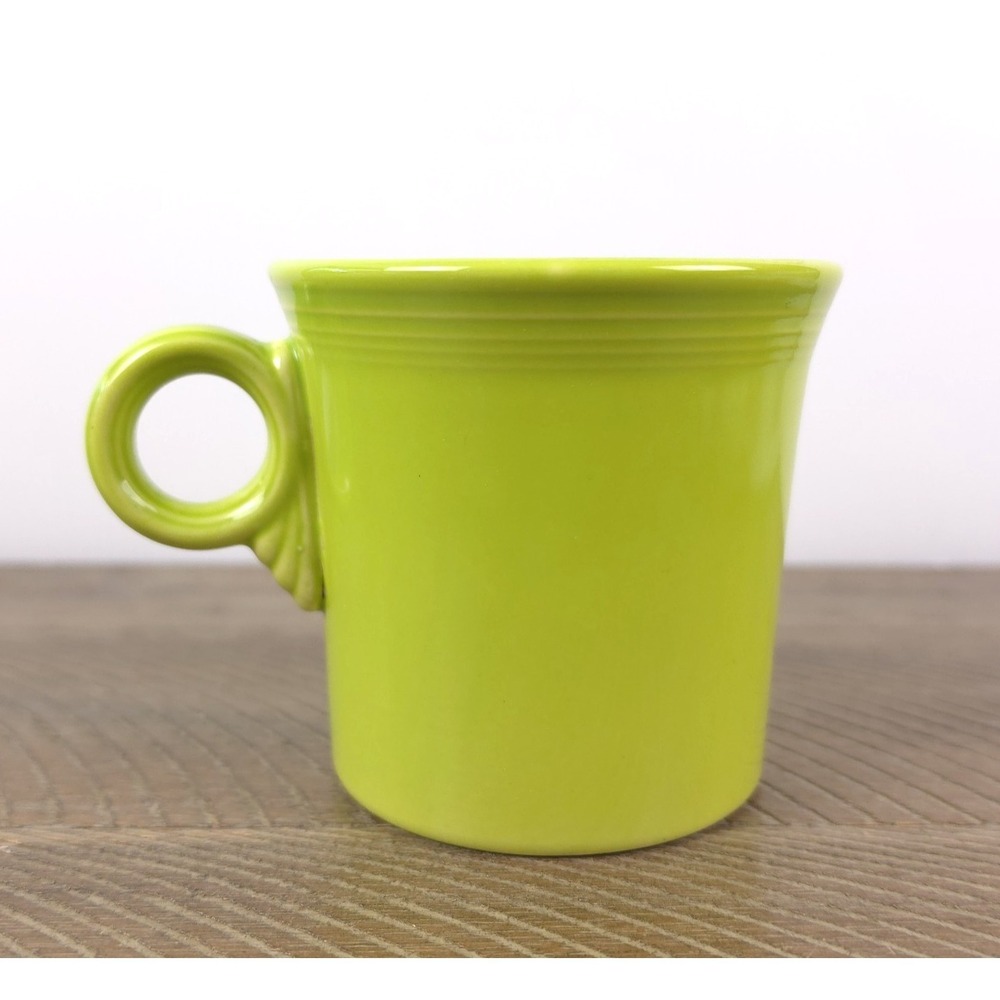 Fiesta Ware‎ Coffee Mug Lime Green Lemongrass Ring Tom & Jerry Ring Handle